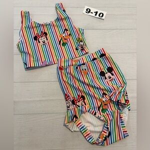 Wild rich kids Disney Kids Swim Set - Rainbow Stripes